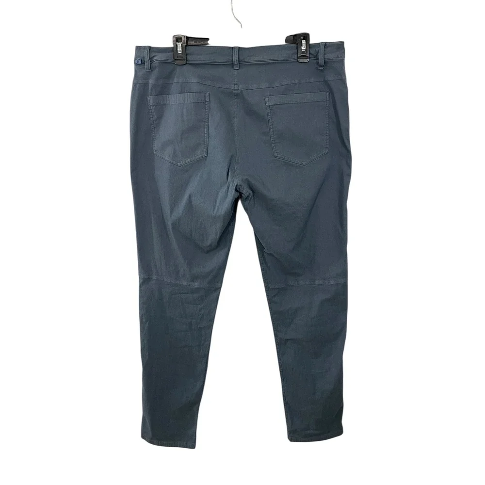 Lululemon Men's ABC Slim Pants Size 36 Straight Leg Casual Blue‎ Gray
